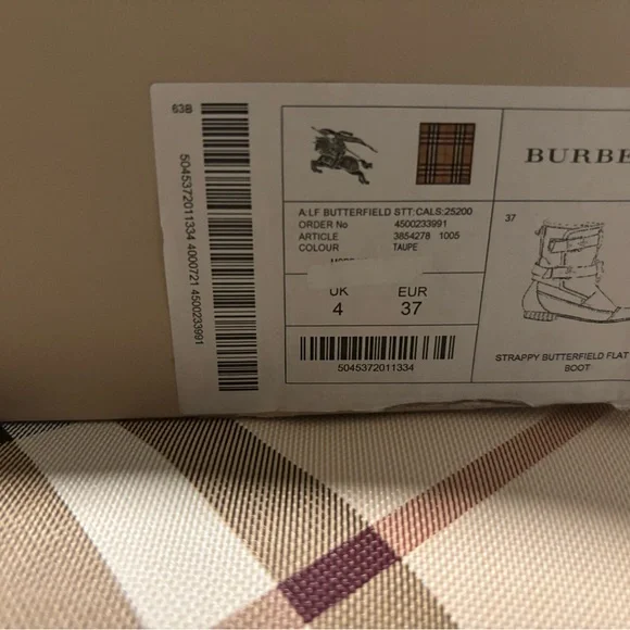 Burberry Soft Brown Suede Buckle Boots - light wear - Picture 2 of 6